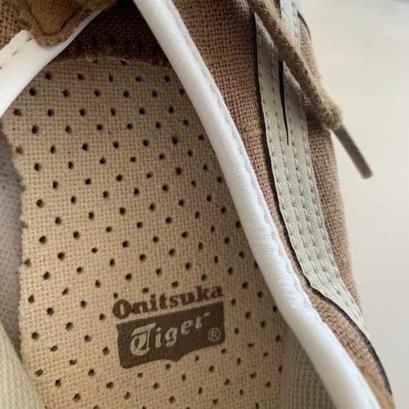 Brown and White Men's Sneakers - Picture 5 of 7